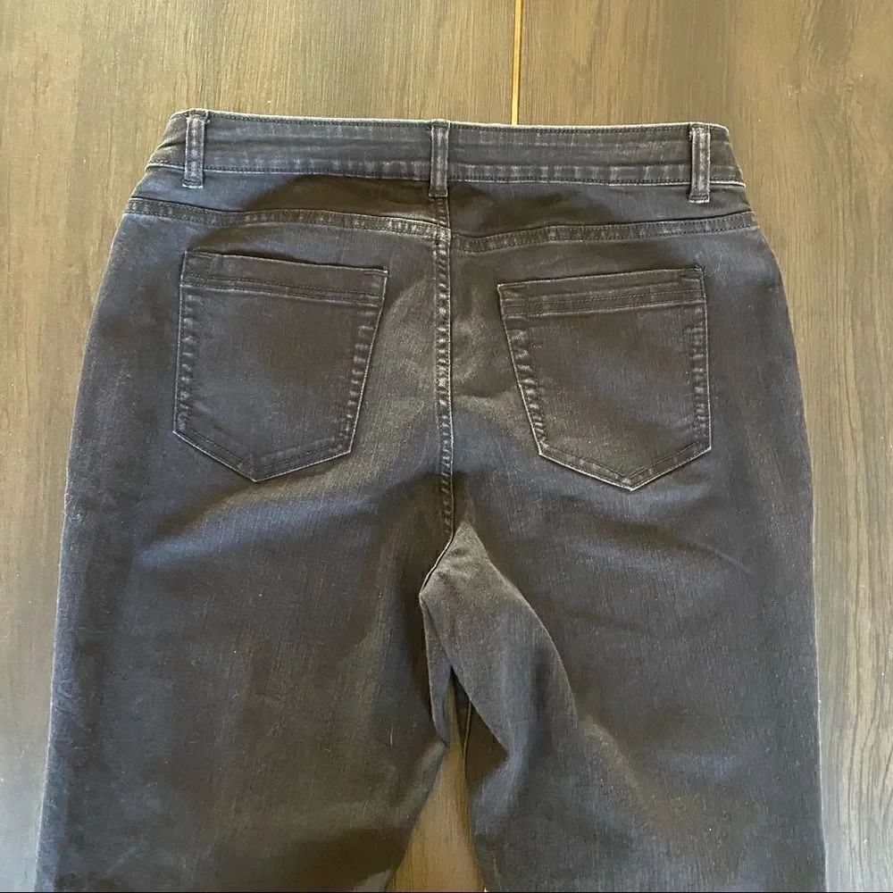 Croft & Barrow black wash size 32 Curvy fit straight leg - Picture 4 of 6